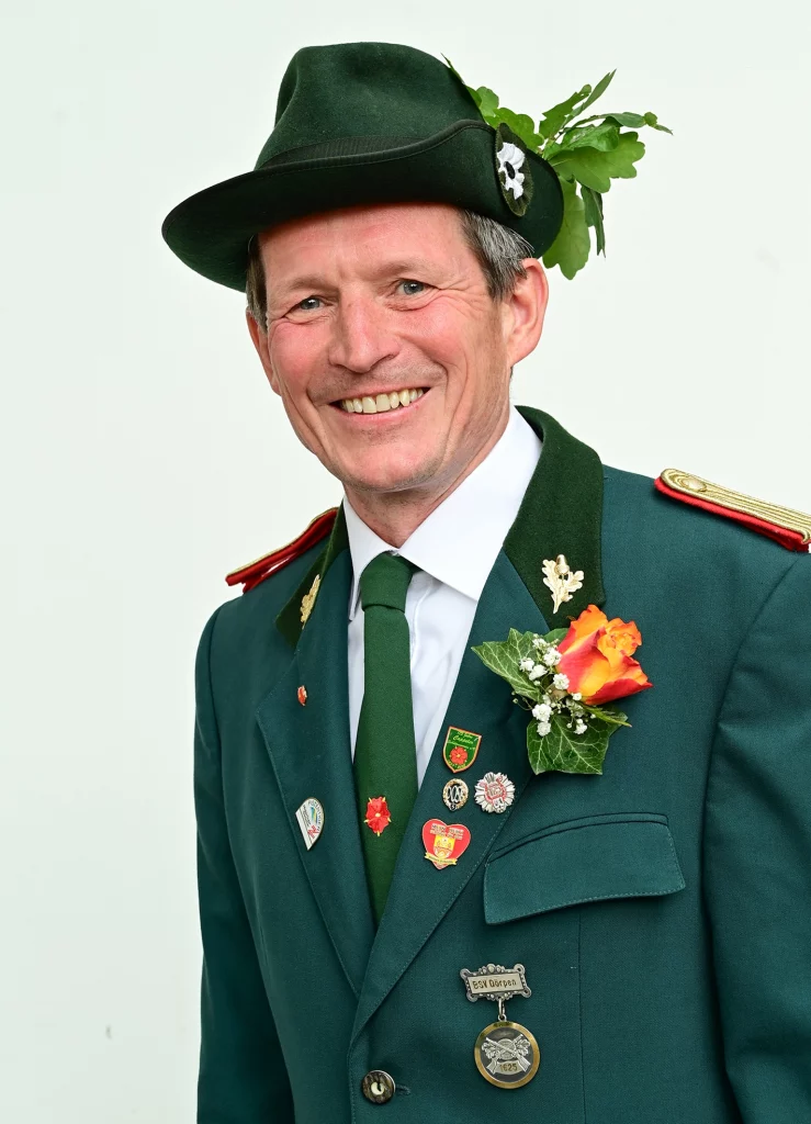 Fahnenoffizier der 1. Kompanie des Cappeler Schützenvereins