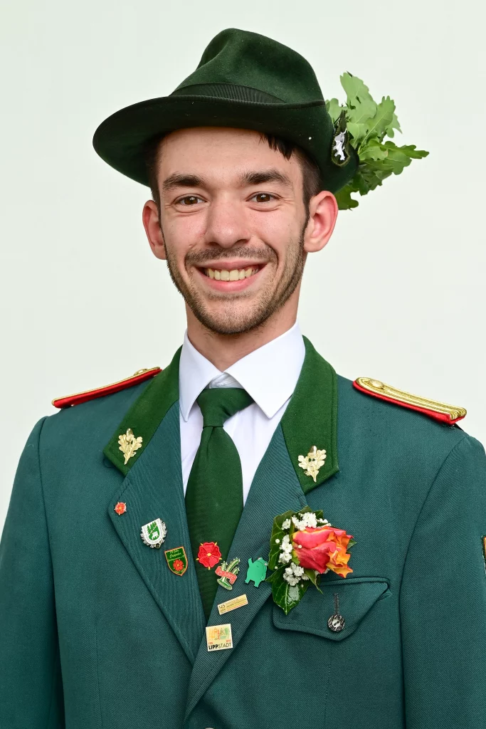 Fahnenoffizier der 1. Kompanie des Cappeler Schützenvereins