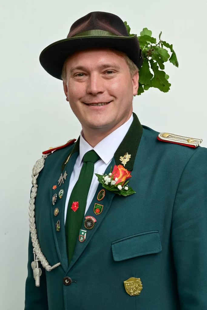 Fahnenoffizier der 2. Kompanie des Cappeler Schützenvereins
