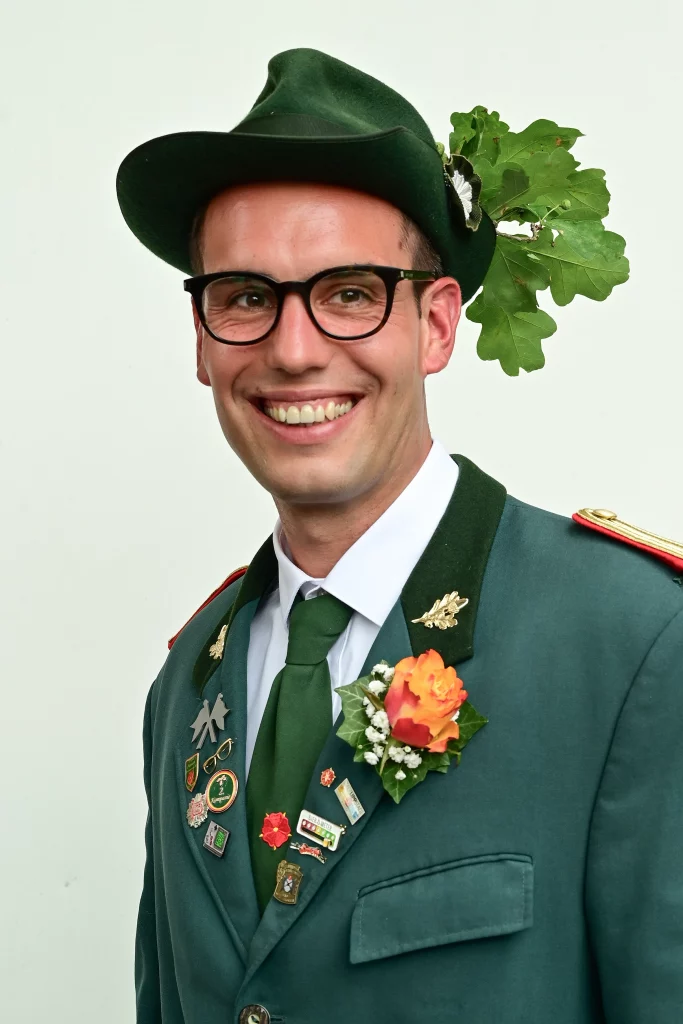 Fahnenoffizier der 2. Kompanie des Cappeler Schützenvereins
