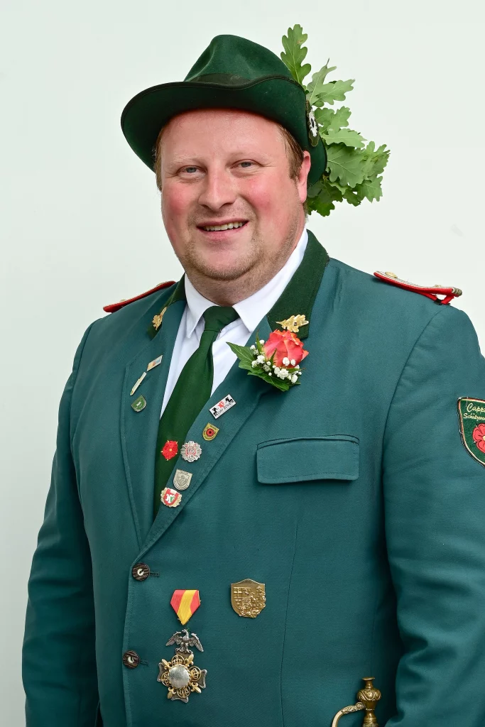 Fahnenoffizier der 2. Kompanie des Cappeler Schützenvereins