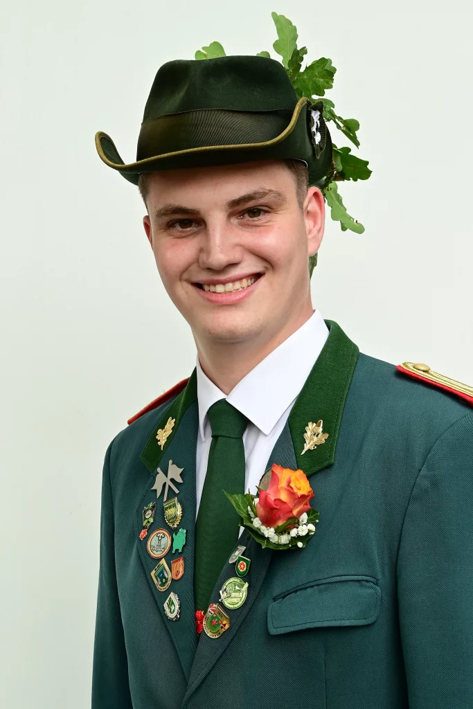Fahnenoffizier der 3. Kompanie des Cappeler Schützenvereins