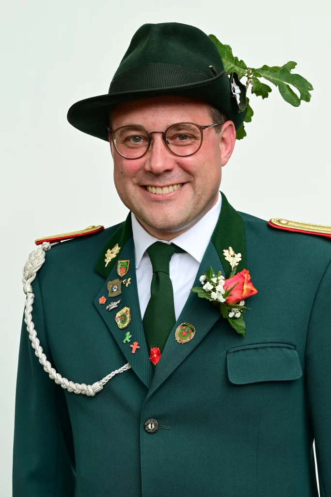Fahnenoffizier der 1. Kompanie des Cappeler Schützenvereins
